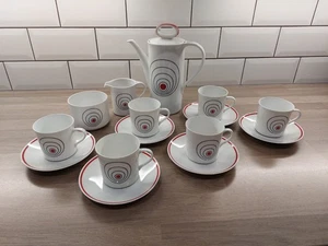 Eschenbach Op Art Kaffeeservice, Bavaria, Germany, 60er/70er Jahre, komplett - Bild 1 von 7