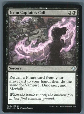 Magic the Gathering MTG Ixalan Grim Captain's Call #108 - Image 1 of 2
