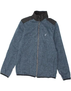 NAUTICA Boys Tracksuit Top Jacket 14-15 Years Large Blue Polyester BP27 - Picture 1 of 3