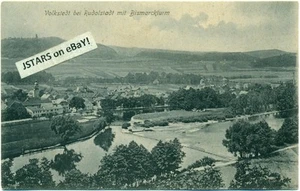 1905 RUDOLSTADT, THURINGIA, GERMANY, VOLKSTEDT RUDOLSTADT BISMARCKTURM POSTCARD - Picture 1 of 1