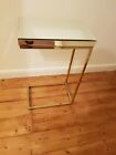Homesense Mirrored and gold Morden side table 