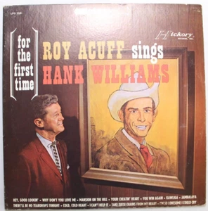 ROY ACUFF SINGS HANK WILLIAMS LP 12" VINYL RECORD *QUICK SHIP* - Picture 1 of 2