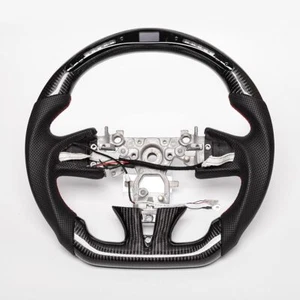 LED Sport W/ heated Steering Wheel For INFINITI Q50 QX50 2013-2017 Carbon Fiber - Picture 1 of 11