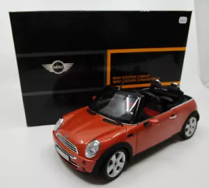 TA1484 KYOSHO 1/18 MINI COOPER CONVERTIBLE CABRIOLET 2003 ORANGE Ref 80430309086 - Foto 1 di 22