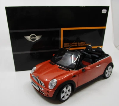 TA1484 KYOSHO 1/18 MINI COOPER CONVERTIBLE CABRIOLET 2003 ORANGE Ref 80430309086 - Photo 1/4