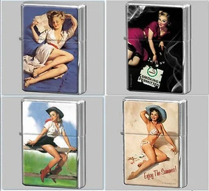 Nostalgic Art Sexy Pin Up Feuerzeuge Benzinfeuerzeug Benziner * - Bild 1 von 7