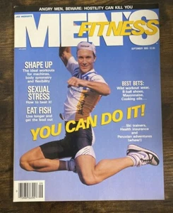 Joe Weider MEN'S FITNESS MAGAZINE September 1989 Vintage Sexy Male - Picture 1 of 2