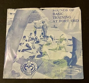 Vintage Sounds Of Basic Training Fort ORD California 33 1/3 RPM - Imagen 1 de 10