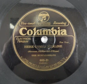 The Buffalodians "Here Comes Emaline / Deep Henderson" 1926 Columbia 665-D - Picture 1 of 4