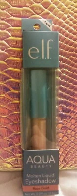 elf Aqua Beauty Molten Liquid Eyeshadow - Rose Gold Beautiful!!  - Image 1 of 2