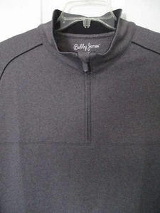 Bobby Jones H2O Mens L/S 1/4 Zip Gray Stretch Golf Sweater NWOT - Size XL - Picture 1 of 4