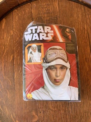 Lady ADULT REY EYE MASK W/ HOOD Goggles Disney Star Wars VII 7 THE FORCE AWAKENS - Image 1 of 2