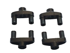 4x Lego Technic Pinverbinder 3L 2 Pins #15461 schwarz (K1) - Bild 1 von 1