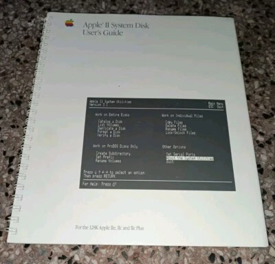 Apple II System Disk User's Guide Handbuch englisch  - Bild 1 von 2
