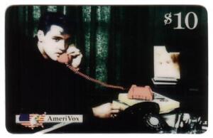 Elvis Presley Talks on Pink Telephone (octobre 1993) belle carte téléphonique d'occasion