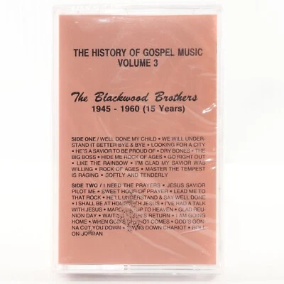 The History of Gospel Music Vol. 3 Blackwood Brothers 1945-60 Cassette Tape NEW - Image 1 of 4