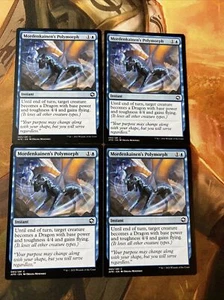 x4 Mordenkainen's Polymorph AFR MTG 65/281 COMÚN M/NM 4x - Imagen 1 de 1