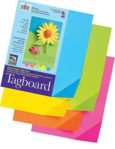 Tablero de etiquetas súper brillante Pacon 9" x 12" colores brillantes surtidos paquete de 100 (1709) - Imagen 1 de 4