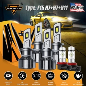 For Mercedes Benz C300 C350 2008 2009 2010 - 6x H7 H11 LED Headlight Fog Bulbs - Picture 1 of 12