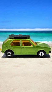 VINTAGE 1976 Lesney Matchbox Superfast Volkswagen VW Golf - Green No.7 w/Boards - Picture 1 of 11