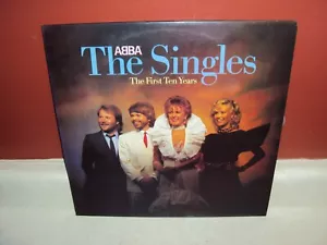 ABBA THE SINGLES FIRST TEN YEARS SINGAPORE MALAYSIA LP RECORD VINYL 1982 INSERTS - Picture 1 of 5