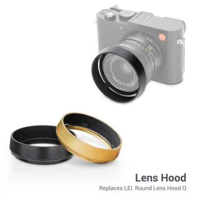 Parasol de aleación de aluminio JJC con tapa para lente de cámara Leica Q3 43 / Q3 Q2 Q Foto 1 de 4