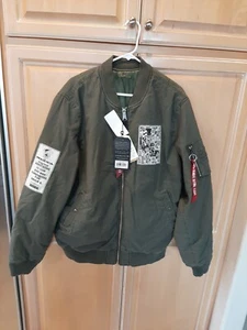 Alpha Industries M65 No Sleep Rap Urban Blues Neu Herren 2xl Jacke - Bild 1 von 10