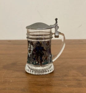 BMF Schnapskrugerl German Miniature Collectable Glass Stein Mug - 8.5cm high - Picture 1 of 9