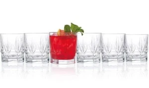 RCR Old fashioned Whiskey tumblers 14.64 oz CHIC x6 New - Picture 1 of 3