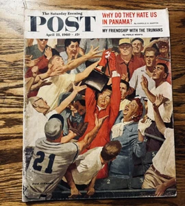 Vintage Saturday Evening Post April 23, 1960 Dick Sargent cover art - Picture 1 of 5