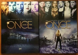 NEW ABC Disney Once Upon A Time Seasons 1 2 DVD w/ Slipcovers Morrison, Parrilla - Picture 1 of 4
