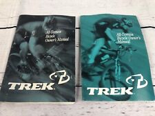 2 TWO Trek Bicycle All terrain Bicycle Owners Manuals 1997