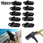 10 Pack Awning Clamp Tent Tarp Clips Black Tighten Snaps For Outdoor Camping Set