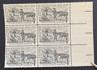US Stamps, Scott #1130 4c Silver Centennial Issue 1959 block of 6 XF M/NH. Nice