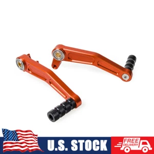 CNC Aluminum Brake Clutch Gear Pedal Lever Set For KTM RC 125/200/390 Duke 11-16 - Imagen 1 de 5