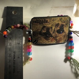 Women’s Hair Barrett , Born To Be Hugged, Puppies, Hand Made In Texas, Free Ship - Picture 1 of 2