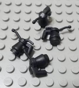 LEGO City Lot of 4 Black Minifigure Mechanic Oil Can Tools - Picture 1 of 1