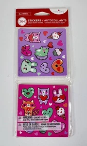 Pegatinas American Greetings Corazón Animales San Valentín 24 Hojas 264 Pegatinas Nuevas - Imagen 1 de 6