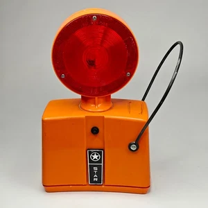 Luz de advertencia vintage Star Stratolite Beacon Ferrocarril Intermitente Caboose Rojo Ámbar - Imagen 1 de 9