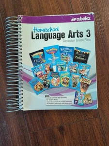 Abeka Homeschool Language Arts 3 Curriculum Lesson Plans Used - Picture 1 of 2