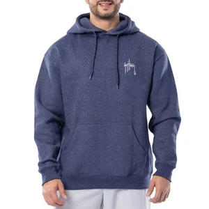 Sudadera con capucha polar Rig Masters de Guy Harvey para hombre, talla grande - Imagen 1 de 7