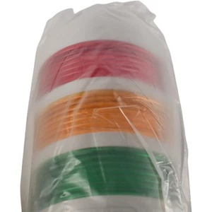 NEW Menics PWEB-302-RYG Stack Light, Andon, Slim Profile, LED, 24VAC/DC - Picture 1 of 4