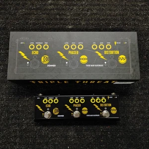 DONNER x THIRD MAN HARDWARE Triple Threat Effects Pedal Echo Phaser Distortion - Picture 1 of 5