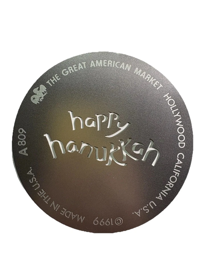 Great American Market GAM Happy Hanukkah Gobo Pattern Foto 1 de 1