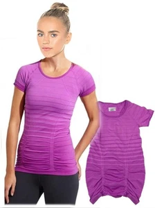 Athleta Damen XS Gradient Jazzy Purple S/S FASTEST TRACK TEE Shirt NEUWERTIG! - Bild 1 von 4