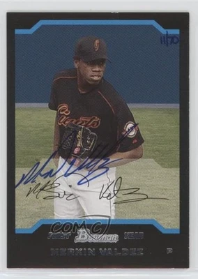 2006 Bowman Originals Buyback Auto /70 Merkin Valdez (2004 Bowman) #171 Auto - Image 1 of 2