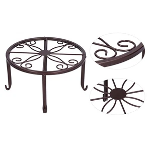 Bronze Plant Stand FloorStanding Single Layer Flower Pot Rack Shelf For Balco GD - Picture 1 of 12