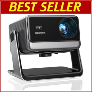 Portable 4K Video Projector with Auto Keystone Correction & Dolby Sound Clarity - Picture 1 of 9