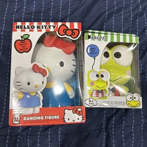 Hello Kitty & Keroppi Dancing Figures 2 PACK BUNDLE Sanrio Dance Moving NIB - Bild 1 von 6