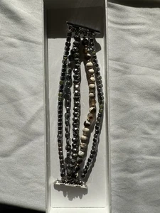 Apple Watch Perlen und Kristall Band Universal von Visoom 38mm Kompatibilität - Bild 1 von 8